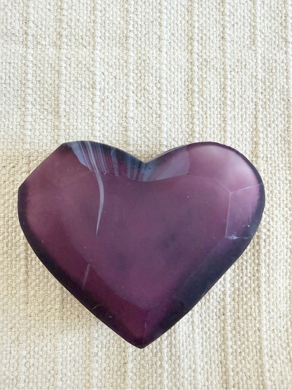 Kendra Scott Bud Vase Handblown Glass in Deep Purple Plum